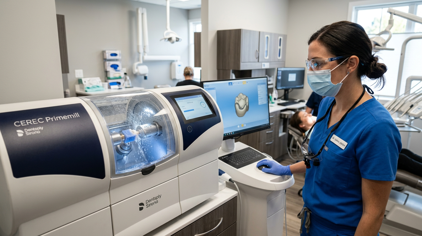 Glidewell fastmill.io same-day dental crown at My Dentist Chandler